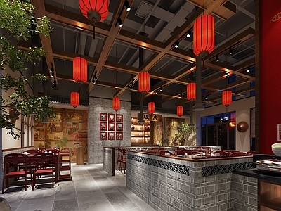 新中式火锅店