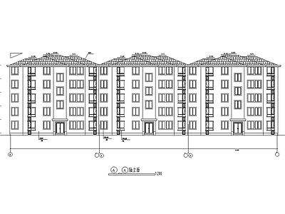 联排住宅建筑 施工图