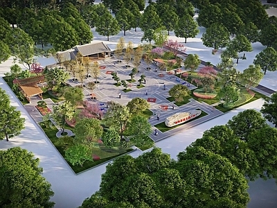 现代美丽乡村公园
