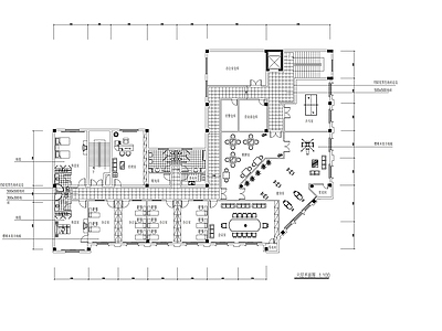 房地产公司办公空间 施工图