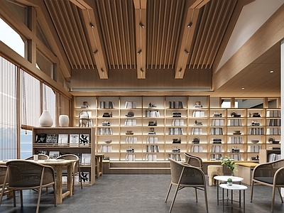 新中式图书馆 书店