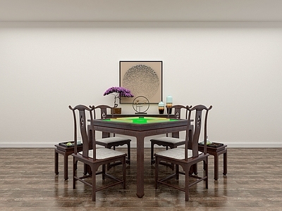 新中式麻将桌 棋牌桌