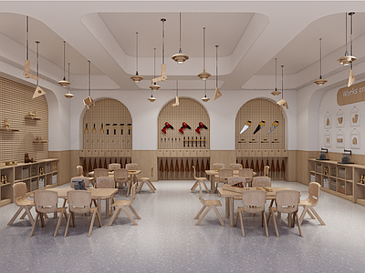 现代手工木工坊 娱乐区