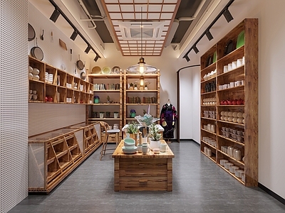 日式原木玩具礼品店