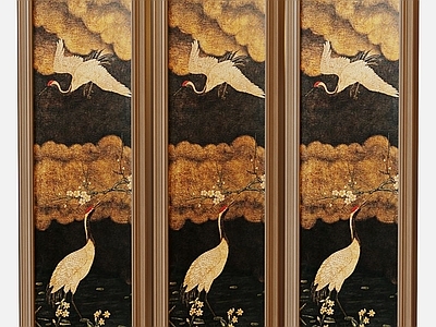 新中式中古风屏风