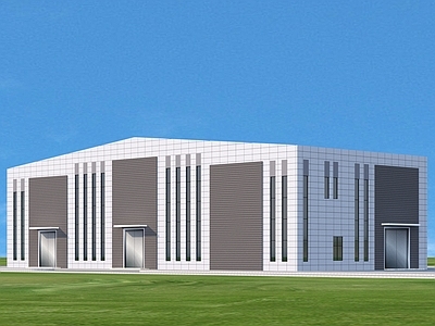现代工业厂房 工业园建筑