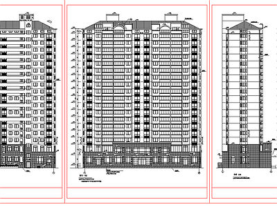 高层住宅楼建筑 施工图