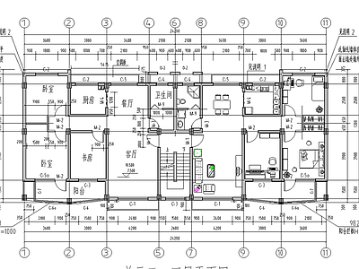 住宅楼建筑 施工图