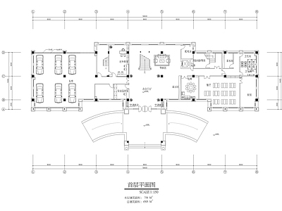 六层办公住宅空间 施工图