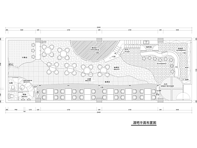 二百平小型酒吧装修 施工图