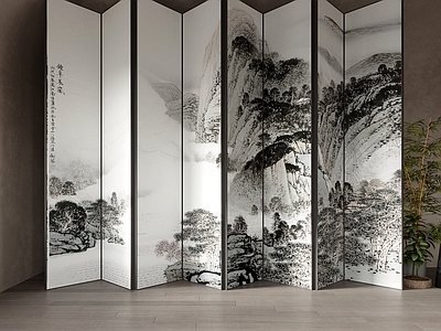 新中式屏风