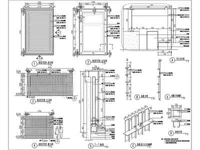 通风井装饰详图 施工图 建筑通用节点