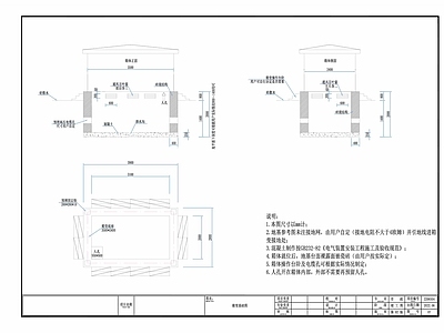 箱变基础图 施工图