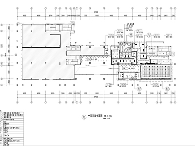 三层邮政储蓄银行装修 施工图