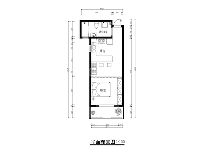 海顿公馆单身公寓平立 施工图 公寓