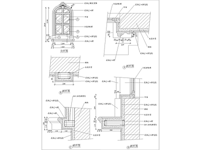 窗详图 施工图