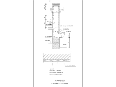 隔声减噪构造图 施工图 建筑通用节点