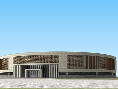 现代展览馆建筑