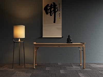 中式端景条案