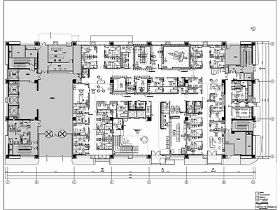 医院门诊部室内 施工图