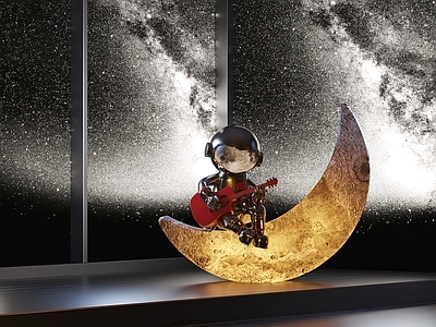 现代月亮灯 星空灯 装饰灯