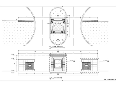 岗亭建筑 施工图