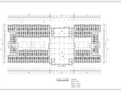 学生宿舍食堂建筑 施工图