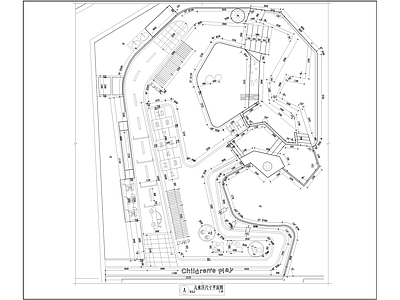 儿童活动区 施工图 游乐园