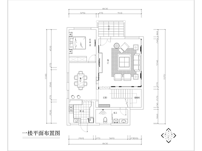 欧式三层别墅装修 施工图