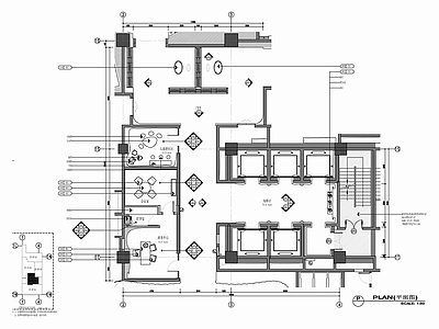 电梯厅门厅公区室内 施工图 公区