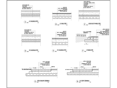 地面做法详图 施工图