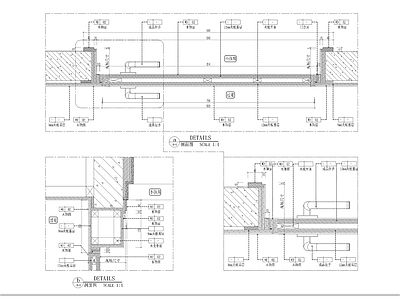 家居门表通用大样 施工图 通用节点