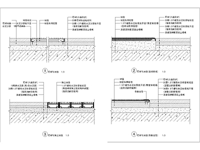 室内地面通用节点 施工图