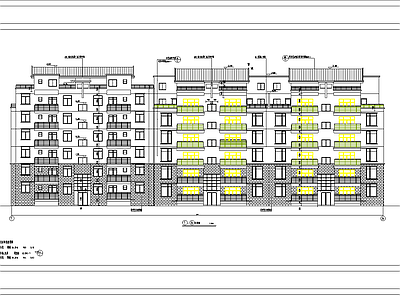 四川塞纳河住宅小区建筑 施工图