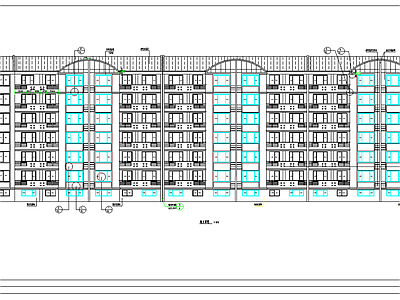 泰安嘉园住宅楼建筑 施工图