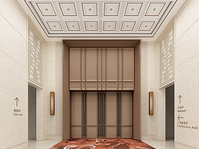 现代公司大堂 门厅