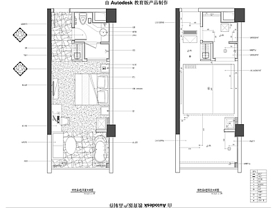 酒店客房 施工图
