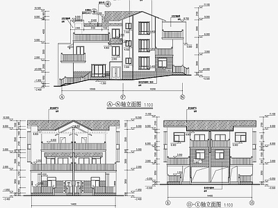 别墅建筑 施工图