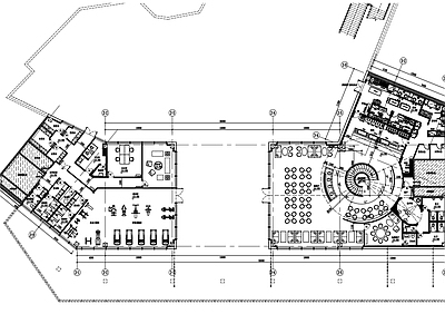 湖畔公园售楼处室内装饰 施工图