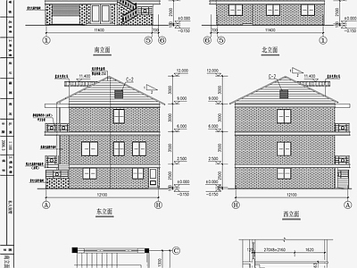 自建房建筑 施工图