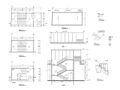 楼梯台阶详图 施工图