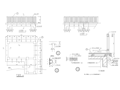 栏杆详图 施工图