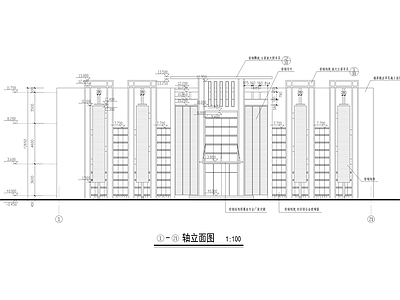 现代三层环形会所建筑图 施工图 娱乐会所