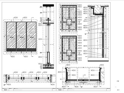 标准门表节点 施工图 通用节点