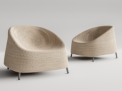 Paola lenti 现代户外藤编