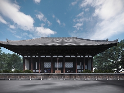 中式寺庙建筑