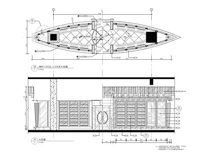 柜体墙身大样详图 施工图 柜类 家具节点详图