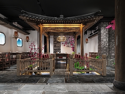 新中式火锅店