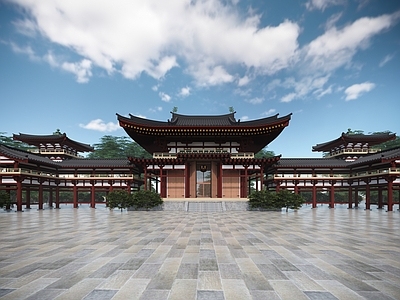 中式寺庙建筑