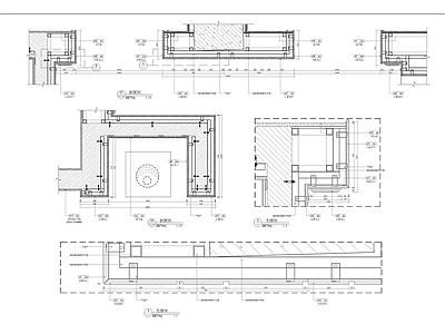 餐厅墙身大样图 施工图 墙面通用节点